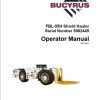 CAT Roof Support Carrier SH660B 55H Shield Hauler Operator Manual BI620093 1