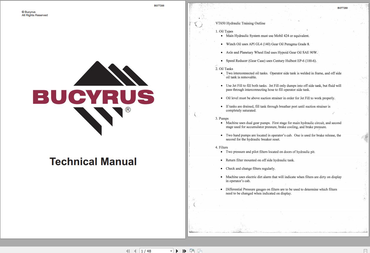 CAT Roof Support Carrier VT650 Operation And Maintenance Manual BI377268