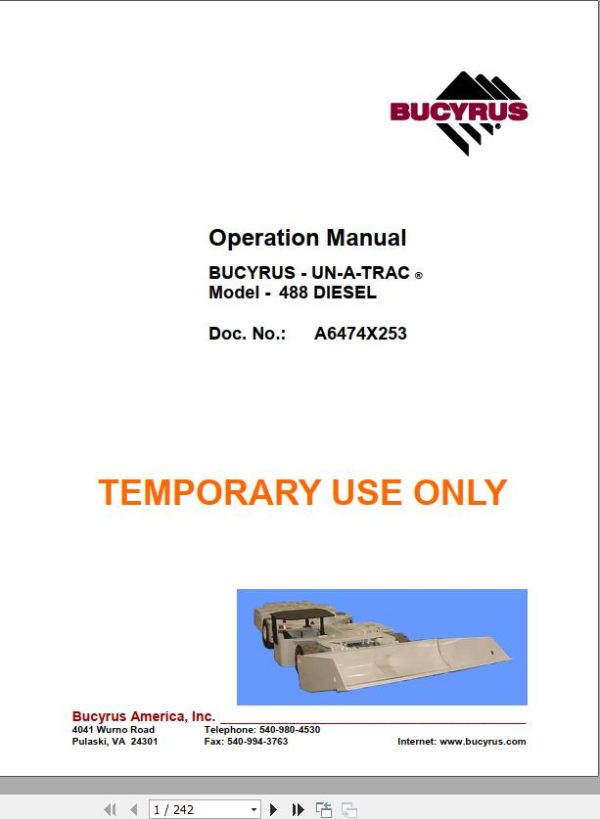 CAT Scoop 482D 482 2258 Operation and Maintenance Manual BI629586 EN ES
