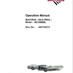 CAT Scoop 482D SU482DN Operation Manual BI620984