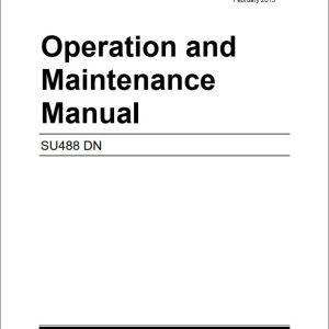 CAT Scoop 488 488 2607R Operation and Maintenance Manual BI629631