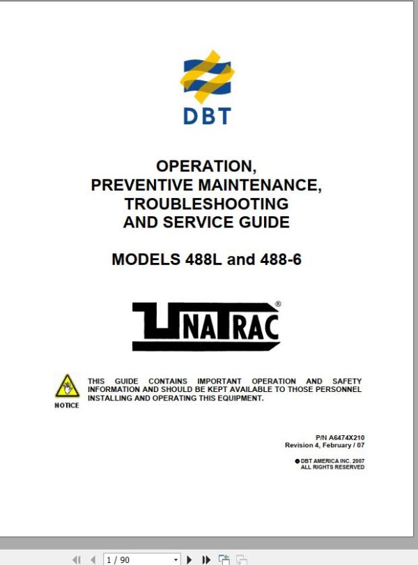 CAT Scoop 488 6 488 2728 Battery Operation and Maintenance Manual BI629706