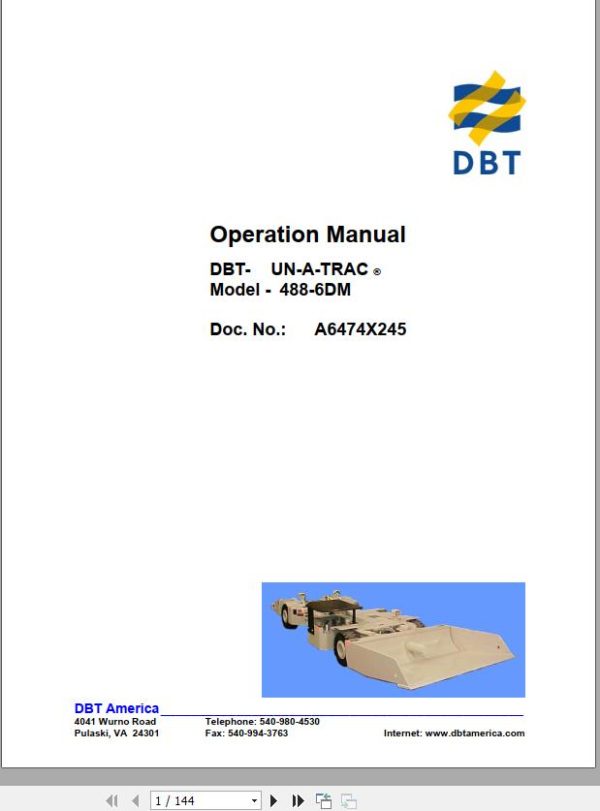 CAT Scoop 488 6DM 488 2559R Operation and Maintenance Manual BI629618
