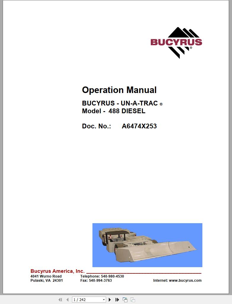 CAT Scoop 488 6DM 488 2657 Operation and Maintenance Manual BI629664