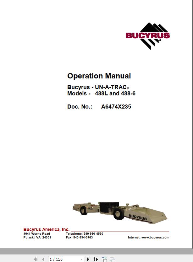 CAT Scoop 488 6DM 488 4029 Operation and Maintenance Manual BI629927