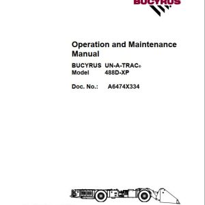 CAT Scoop 488D 488 2832 Operation and Maintenance Manual BI631238
