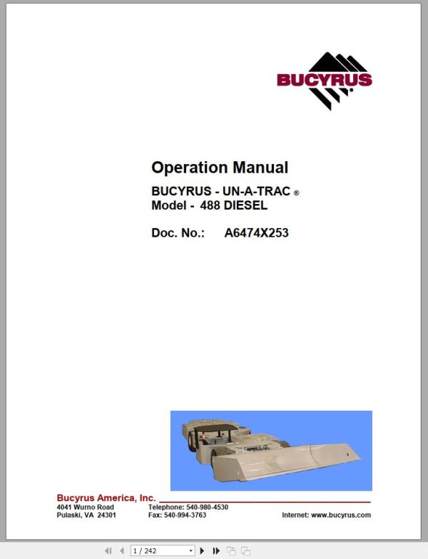 CAT Scoop 488D 488 4041 Operation and Maintenance Manual BI629937
