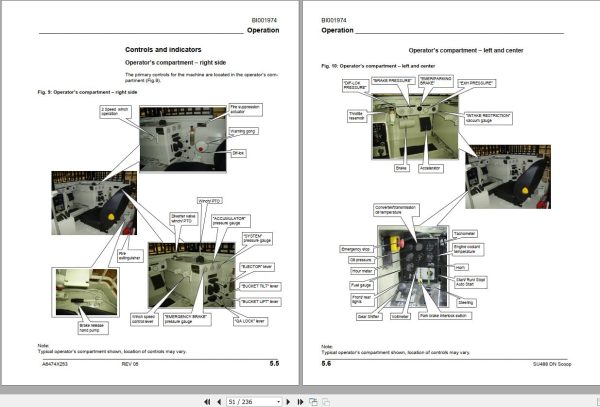 CAT Scoop 488D 488 4190 Operation and Maintenance Manual BI631456 1