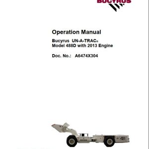 CAT Scoop 488DLHD 488 2824 Operation and Maintenance Manual BI629863