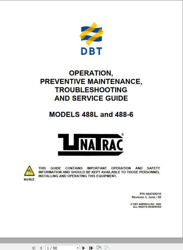 CAT Scoop 488L 488 2506 Operation and Maintenance Manual BI629611 1