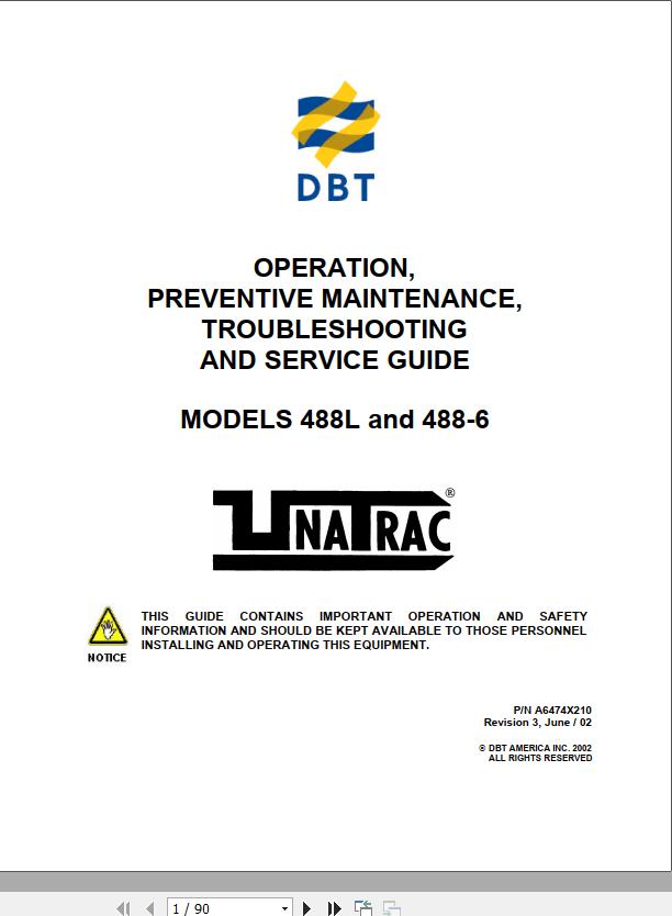 CAT Scoop 488L 488 2506 Operation and Maintenance Manual BI629611 1