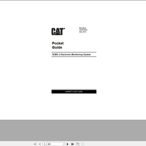CAT Scoop SU488 D SH650 D SEMS 2 Electronic Monitoring Operation and Maintenance Manual BI016940 1 1