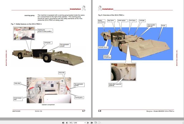 CAT Scoop SU488 DM 488 2753 Operation and Maintenance Manual BI629726 2