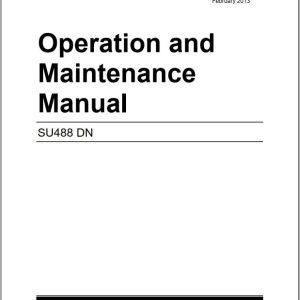 CAT Scoop SU488 DN Operation and Maintenance Manual BI016595 1