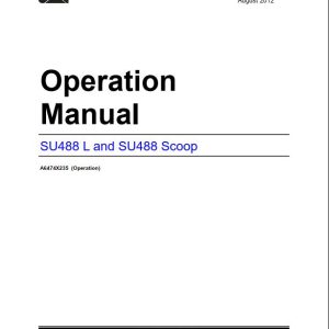 CAT Scoop SU488 L 488 4194 Operation and Maintenance Manual BI631468 1