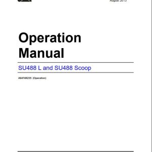 CAT Scoop SU488 SU488 L Operation and Maintenance Manual BI001639 1