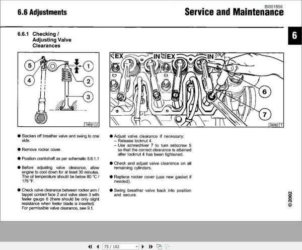 CAT Scoop SU488DN Deutz 1012 1013 Engine Operation and Maintenance Manual BI001856 2