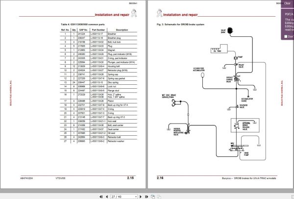 CAT Scoop Un A Trac Sroib Brakes Operation and Maintenance Manual BI000841 2