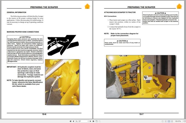 Cameco Box Scraper 284 Operators and Parts Manual 2001 1