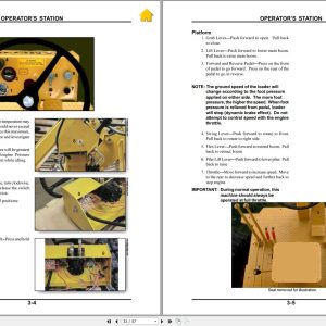 Cameco Loader SP1800B Operators Manual 2001 1