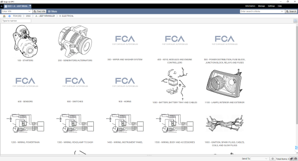 Chrysler Fiat FCA EPC5 International 06.2022 Spare Parts Catalogue 7