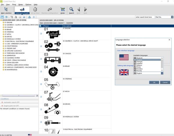 Claas Parts Doc 2.2 08.2022 Agricultural Updated 738 EPC Spare Parts Catalog DVD 4