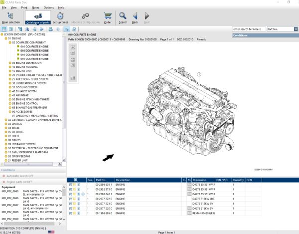 Claas Parts Doc 2.2 08.2022 Agricultural Updated 738 EPC Spare Parts Catalog DVD 7