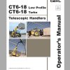 Gehl Telescopic Handler CT6 18 Turbo Low Profile SN 020101 to 263329 Operators Manual 913223 1