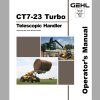 Gehl Telescopic Handler CT7 23 SN 263524 and Up Operators Manual 913343 03 1