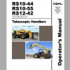 Gehl Telescopic Handler RS10 44 RS10 55 RS12 42 Operators Manual 913328 02 1