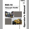 Gehl Telescopic Handler RS5 19 SN 50651 to 50950 Operators Manual 50960010 12 1