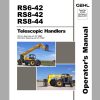 Gehl Telescopic Handler RS6 42 RS8 42 RS8 44 Operators Manual 913325 03 1