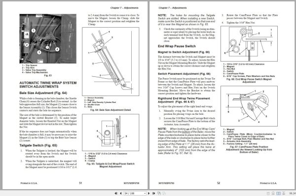 Gehl Variable Chamber Round Baler RB1375 Operators Manual 907578 2