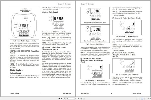 Gehl Variable Chamber Round Balers RB2480 RB2580 RB2680 RB2780 RB2880 Operators Manual 908174A 2