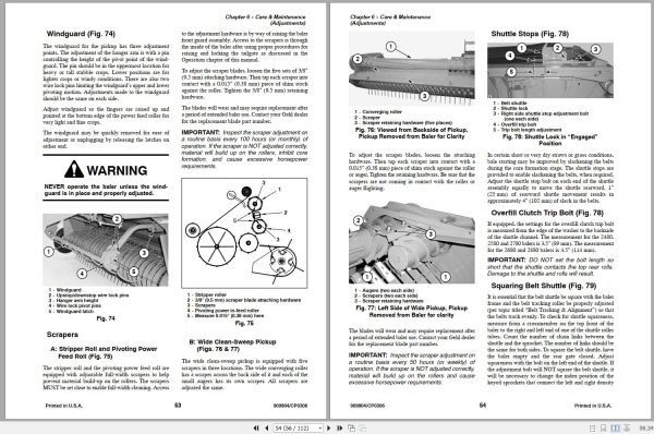 Gehl Variable Chamber Round Balers RB2480 RB2580 RB2680 RB2780 RB2880 Operators Manual 909804C 2