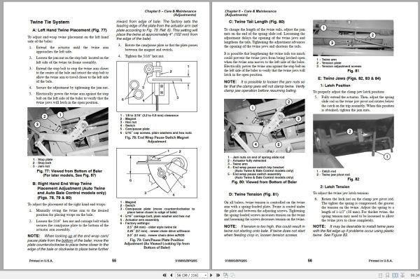 Gehl Variable Chamber Round Balers RB2480 RB2580 RB2680 RB2780 RB2880 Operators Manual 918095B 2