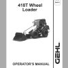 Gehl Wheel Steer 480T Operators Manual 909879 1