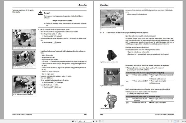 Gehl Wheel Steer 521 Operators Manual 909881 2