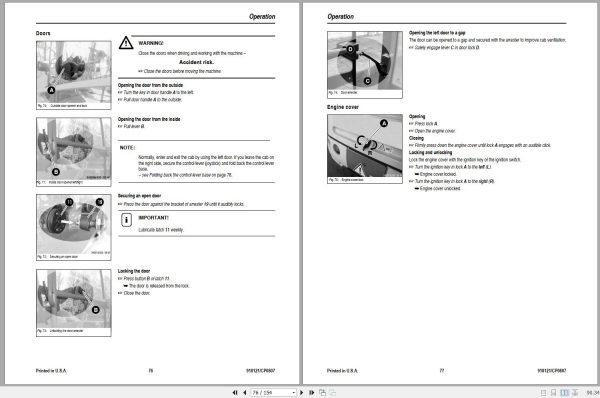 Gehl Wheel Steer Loader 680 Operators Manual 918121 08 2
