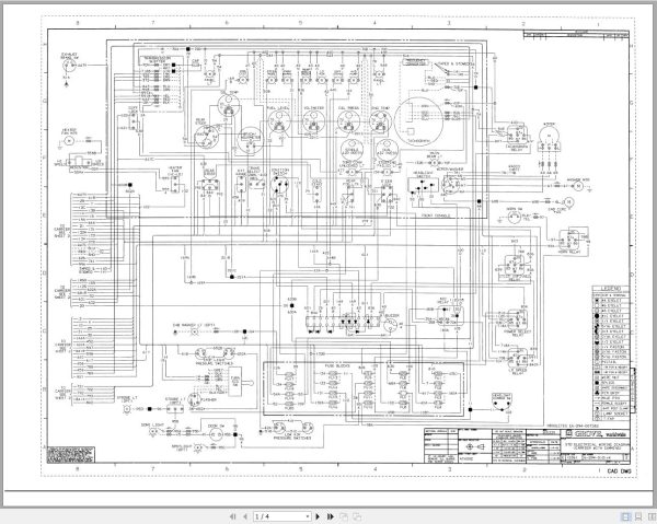 Grove Crane AT400E Electrical Schematics 1