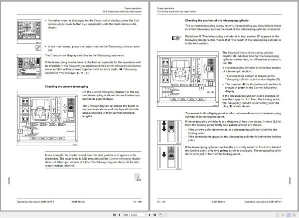 Grove Crane GMK 4075 1 Schematics Operation Manual 1 1
