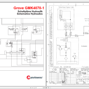 Grove GMK Cranes 37.3 GB PDF Parts Catalog Schematics Service Operation Maintenance Manual DVD 4