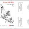 Grove GMK Cranes 37.3 GB PDF Parts Catalog Schematics Service Operation Maintenance Manual DVD 5