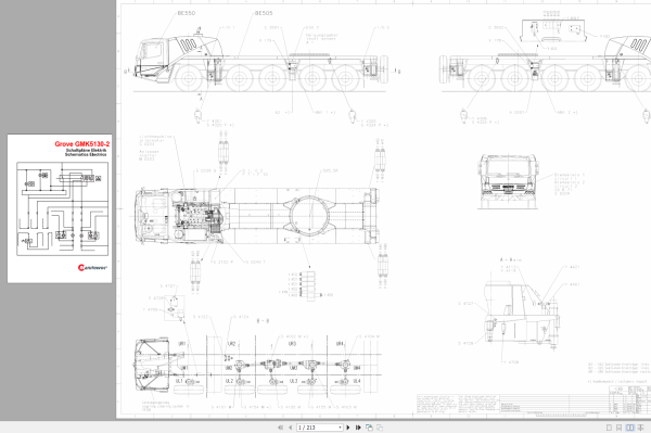 Grove GMK Cranes 37.3 GB PDF Parts Catalog Schematics Service Operation Maintenance Manual DVD 8