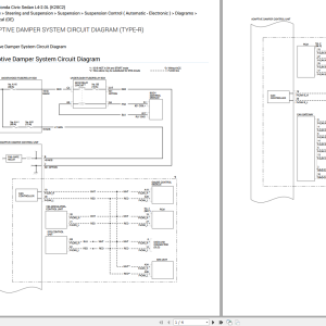 Honda Civic Sedan L4 2.0L K20C2 2021 Electrical Wiring Diagram 2