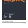 Hubtex Forklift BasiX DS 30 3117 Parts Manual Operating and Maintenance Manual 2021 DE 1