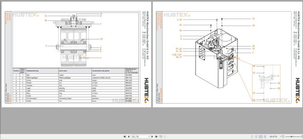 Hubtex Forklift MQ 30 2121 PU Parts Manual Service Manual Operating and Maintenance Manual 2013 EN DE 2