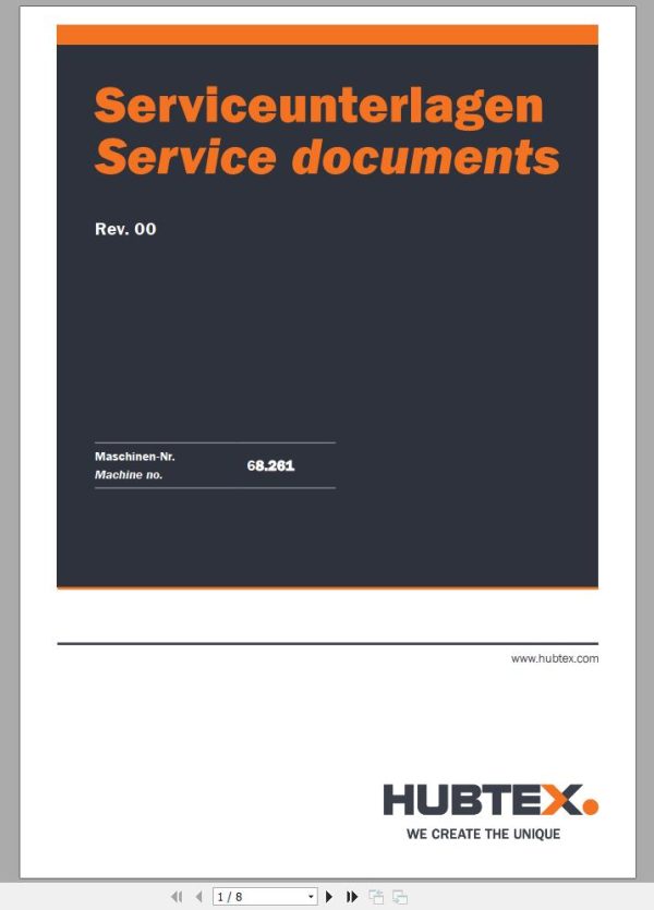 Hubtex Forklift MQ 50 2131 ELHP Parts Manual Service Manual Operating Manual 2020 EN DE 1