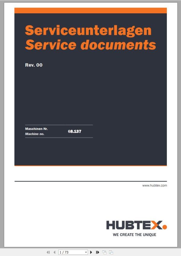 Hubtex Forklift MQ 50 2131 Parts Manual Operating and Maintenance Manual 2020 DE 1