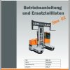 Hubtex Forklift MQ 50 2132 EL Parts Manual Service Manual Operating Manual 2012 EN DE PL 1